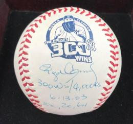 Tristar New York Yankees Roger Clemens Ball Autograph　※日焼け気味 16/22