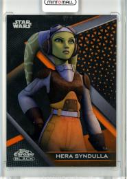 2022 Topps Chrome Black star wars   Hera Syndulla Orange Refractor #69 20/25