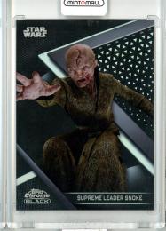 2022 Topps Chrome Black star wars   Supreme Leader Snoke Refractors #84 162/199