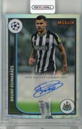 2023-24 Merlin UEFA Club Competitions Bruno Guimaraes Autographs #AHBG《角めくれあり》