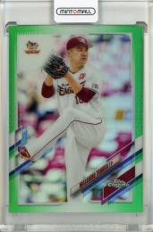 2021 Topps Chrome NPB 田中将大 Green Refractor【81/99】 東北楽天ゴールデンイーグルス