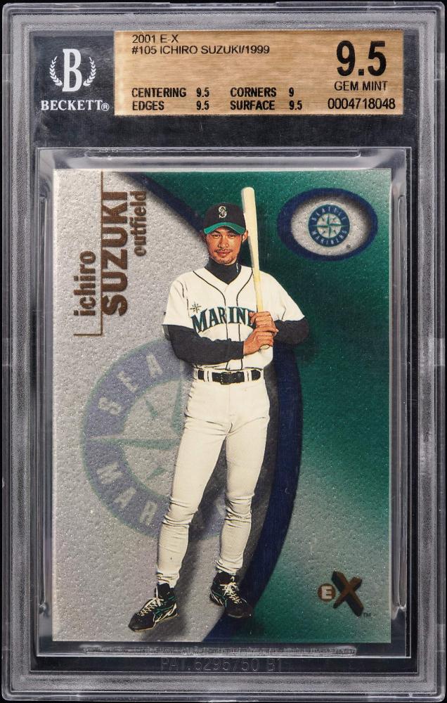 ミントモール / MINT VAULT店 (MSV委託品通販) / 2001 Fleer E-X #105 Ichiro Suzuki Ichiro  Suzuki 【1285/1999】【BGS GEM MINT 9.5】 Seattle Mariners