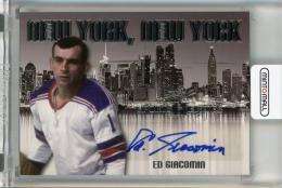 2016 Leaf Sports Heroes Ed Giacomin New York New York Autographs #NYNYEG1