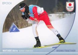 2024 EPOCH TEAM JAPAN WINTER OLYMPIANS #11 渡部暁斗(スキー・ノルディック複合) レギュラーカード