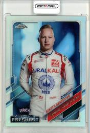 2021 TOPPS Chrome Formula 1  Nikita Mazepin Refractor #175