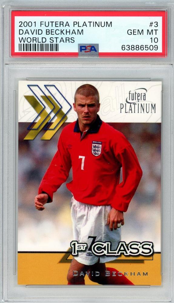 ミントモール / MINT 池袋店 / 2001 Futera Platinum David Beckham World Stars #3 【PSA10 】