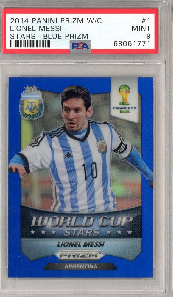 ミントモール / MINT 池袋店 / 2014 Panini PRZIM World Cup Lionel Messi World Cup  Stars Blue Prizm #1 148/199 【PSA9】