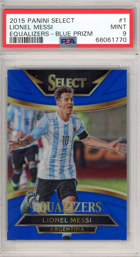 ミントモール / MINT 池袋店 / 2015 Panini Select Lionel Messi Equalizers Blue Prizm  166/299 【PSA9】