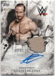 2018 TOPPS WWE Undisputed	Jersey Autograph	Aiden English	【49/99】