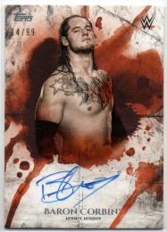 2018 TOPPS WWE Undisputed	Orange Parallel Autograph	Baron Corbin	【14/99】