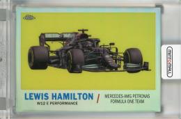 2021 Topps Chrome Formula 1 Lewis Hamilton '61 Topps Sports Cars #T61LH