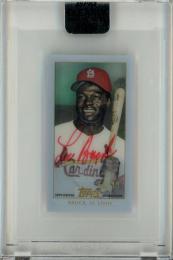 2019 Topps Clearly Lou Brock #TA-LB Autographs【77/99】《ケース傷有り》 Cardinals