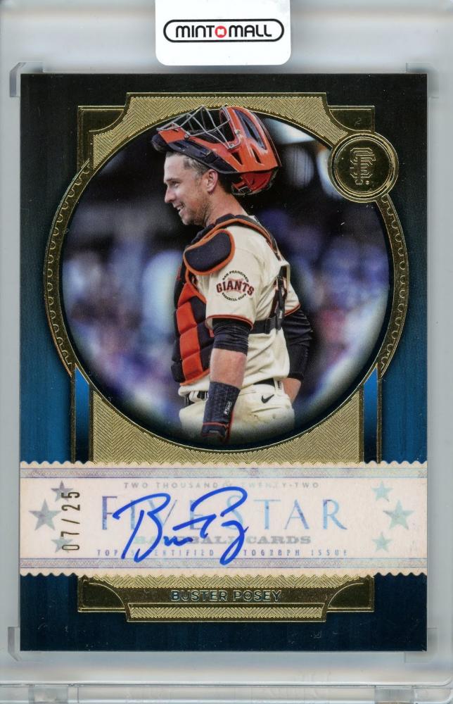 ミントモール / MINT 札幌店 / 2022 TOPPS Five Star Buster Posey Five Star Base  Autograph Blue 25枚限定 /7