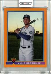 2021 Topps Bowman  Julio Rodriguez 1991 Bowman Orange Refractor【10/25】 Seattle Mariners