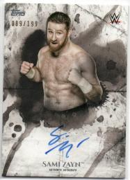 2018 TOPPS WWE Undisputed	Autograph	Sami Zayn	【089/199】