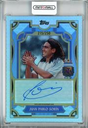 2024-25 Topps Argentina Team Set Soccer Juan Pablo Sorin Tango Autographs/#AT-JS/#3 Argentina