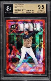 2018 Donruss #9 Ohtani Shohei Dominators Red【145/149】【BGS GEM MINT 9.5】 Los Angeles