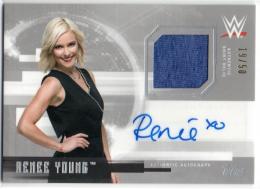 2017 TOPPS WWE Undisputed	Silver Parallel Jersey Autograph	Aenee Young	【19/50】