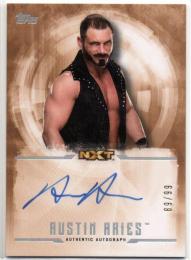 2017 TOPPS WWE Undisputed	Bronze Parallel Autograph	Austin Aries	【89/99】