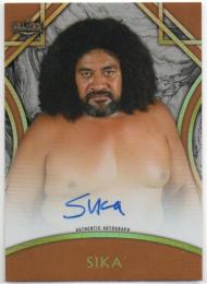 2018 TOPPS Legends Of WWE	Bronze Parallel Autograph	Sika	【92/99】