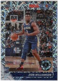 2019-20 Panini Hoops Premium Stock  Zion Williamson No.258 (PRIZM)