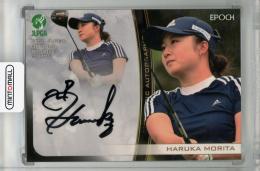 EPOCH 2021 JLPGA OFFICIAL TRADING CARDS 森田遥 直筆サインカード 037/100