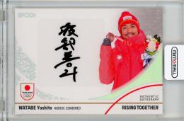EP2024 TEAM JAPAN WINTER OLYMPIANS	渡部暁斗	直筆サインカード ホログラムA箔 AU-WY	42/50