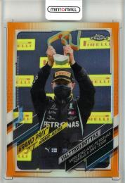 2021 TOPPS Chrome Formula 1  Valteri Bottas Orange Refractor #138 19/25
