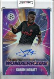 2023-24 Topps Chrome UEFA Club Competitions Karim Konate Wonderkids Autographs/#WA-KK FC Salzburg