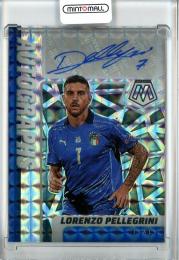 2021-22 Panini Mosaic Road to FIFA World Cup Soccer Lorenzo Pellegrini Autographs Mosaic/#A-LP Italy