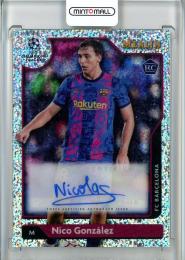 2021-22 Topps Merlin UEFA Champions League Nico Gonzalez RC/Speckle Refractors/#A-NG【053/150】 FC Barcelona