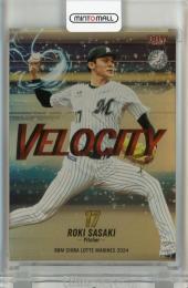 BBM 千葉ロッテマリーンズ 2024 佐々木朗希 VELOCITY 金紙版【103/200】