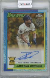 2025 TOPPS '90 Topps Silver Pack Chrome Autographs Gold Refractors / JACKSON CHOURIO(Milwaukee Brewers) 【03/50】