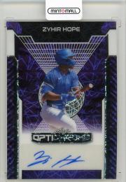 2025 Leaf Optichrome Zyhir Hope Base Autographs【5/5】 Los Angeles Dodgers