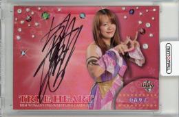 2013 BBM 女子プロレスカード TRUE HEART 直筆サインカード (1stナンバー) / 中森華子 【001/100】