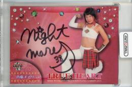 2013 BBM 女子プロレスカード TRUE HEART 直筆サインカード / 内藤メアリ 【049/100】