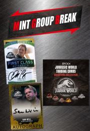 MINT GROUP BREAK グループブレイク EPOCH JURASSIC WORLD TRADING CARDS SIGNATURE COLLECTION 1ケース #1 【ランダムミニボックス式】