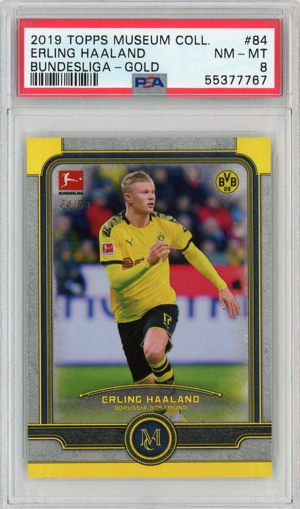 ミントモール / MINT 浦和店 / 2019-20 Topps Museum Collection Bundesliga Borussia  Dortmund Erling Haaland Base Gold (PSA 8) (RC)(パラレル版) 44/50