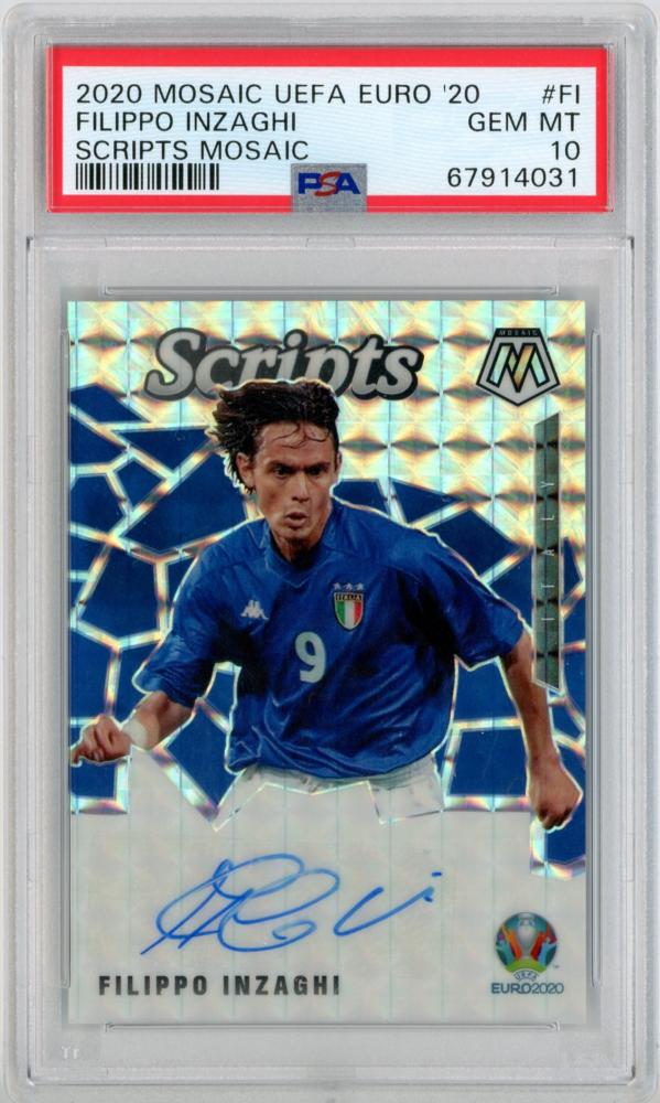 ミントモール / MINT 福岡店 / [PSA10]2021 Panini Mosaic Euro Filippo Inzaghi Scripts  Autographs 直筆サインカード