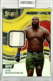 2021 Panini Select UFC MMA Heavyweight Jair Rozenstruik Select Swatches, Gold Prizm 03/10