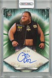 2021 Topps WWE  Otis Roster Autographs Green #A-OT(パラレル版) 30/99