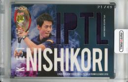 EPOCH 2016 IPTL  錦織圭 MATCH WORN SHIRTS (NAVY) 21/43