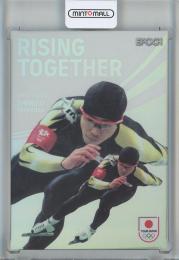 2024 TEAM JAPAN オフィシャルトレーディングカード WINTER OLYMPIANS  清水宏保 RISING TOGETHER/ホログラム版 18/75