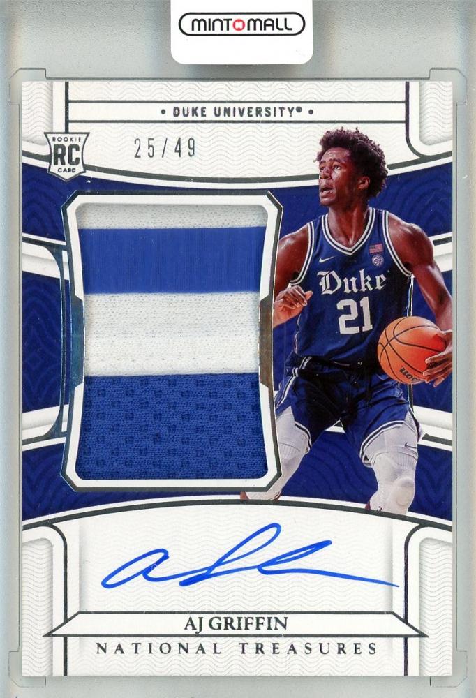 ミントモール / MINT 池袋店 / 2021-22 Panini National Treasures Collegiate A J Griffin  Rookie Patch Autograph #21 RPA 25/49