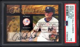 2002 Ultra #8 Derek Jeter Fall Classic Autographs SP【PSA NM 7】 (MSV#1421)