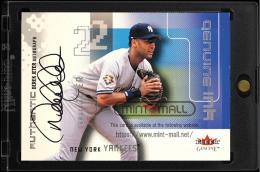 2002 Fleer Genuine #3 Derek Jeter Genuine Ink Autograph【064/150】 (MSV#1355)