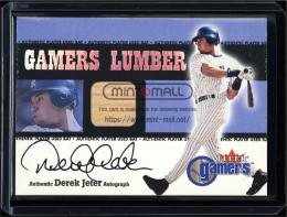 2000 Fleer Gamers #NNO Derek Jeter Autographed Lumber (MSV#1357)