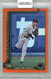 2025 TOPPS NPB 西川龍馬 #1 Base Orange Foil Parallel【24/25】 オリックス