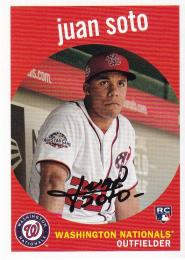 2018 Topps Archives Washington Nationals Juan Soto Base