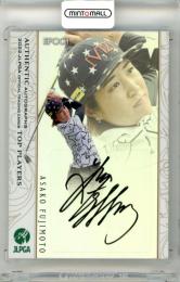 2022 EPOCH JLPGA TOP PLAYERS 藤本麻子 #AG-84 直筆サインカード パラレル版【07/30】